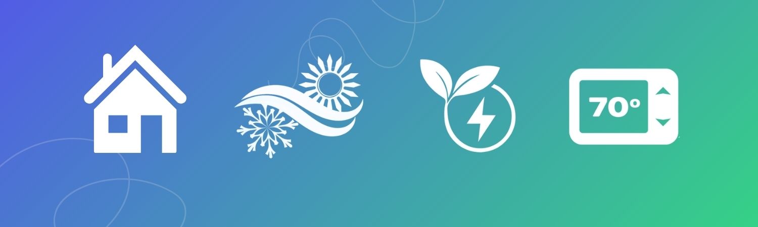 hvac services, rebates, icons